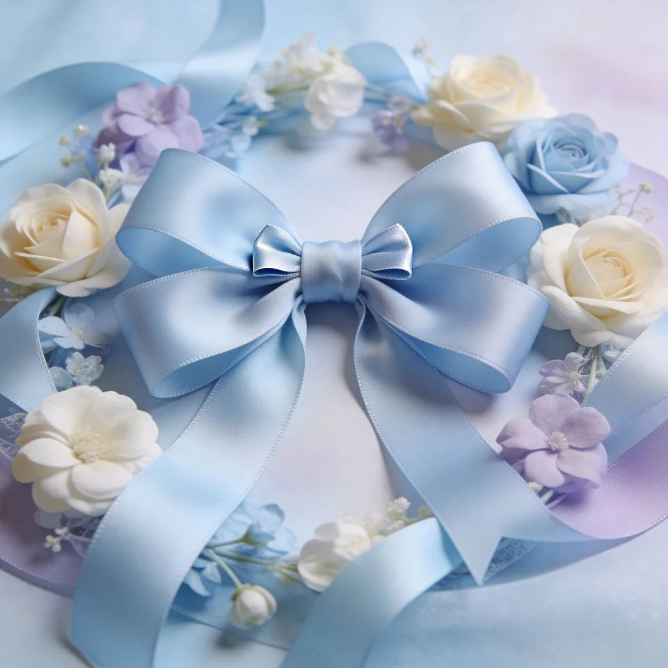 coquette-pfp-blue-pastel-bow-calm-dreamy-aesthetic Soft blue pastel coquette pfp with bow details and calm dreamy aesthetic for peaceful Discord profile picture
