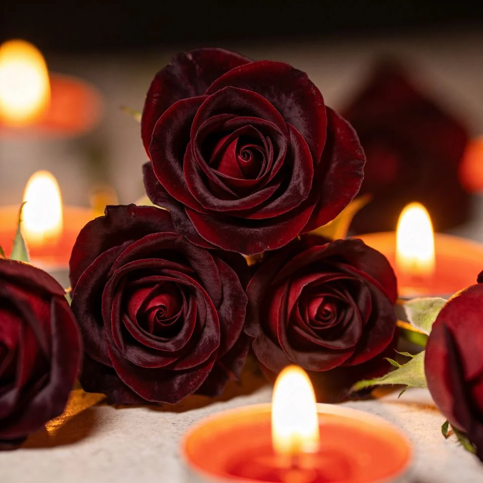 coquette-pfp-dark-red-roses-romantic-velvet Dark red rose coquette pfp with romantic velvet aesthetic and rich burgundy tones for bold Instagram profile picture