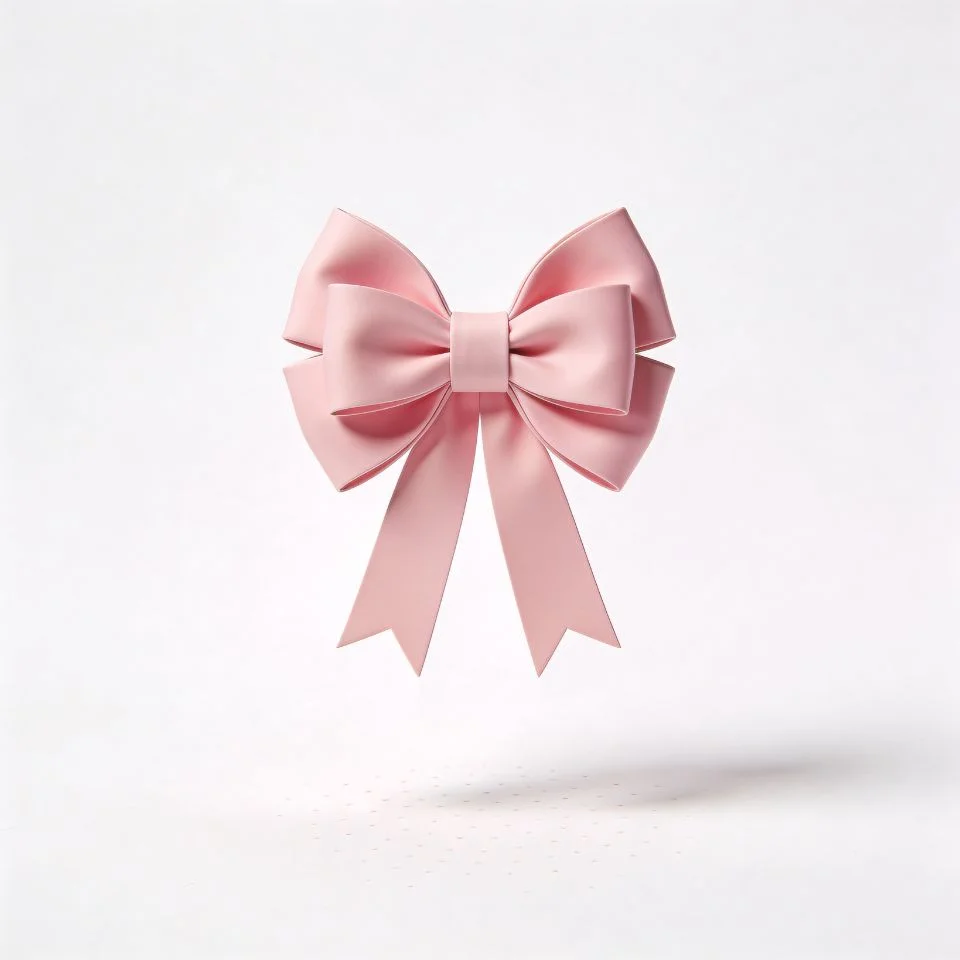 coquette-pfp-pink-bow-white-background-minimalist Minimalist pink bow coquette pfp on clean white background perfect for aesthetic TikTok and Instagram profile picture