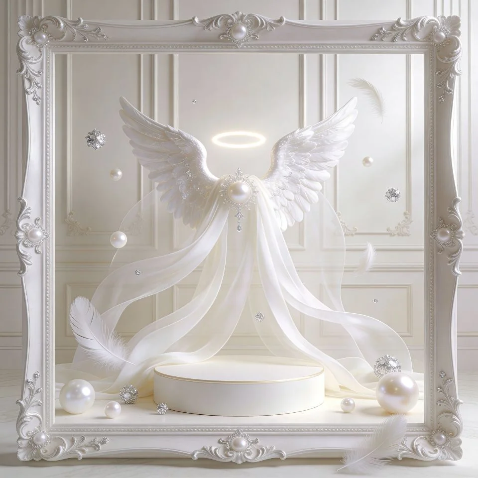 coquette-pfp-white-angelic-ethereal-soft-ivory White angelic coquette pfp with ethereal soft ivory aesthetic perfect for serene Discord profile picture avatar