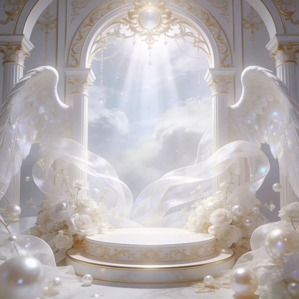 coquette-pfp-white-ethereal-angelic-dreamy-light Ethereal white coquette pfp with dreamy angelic lighting and soft aesthetic for peaceful Instagram profile picture