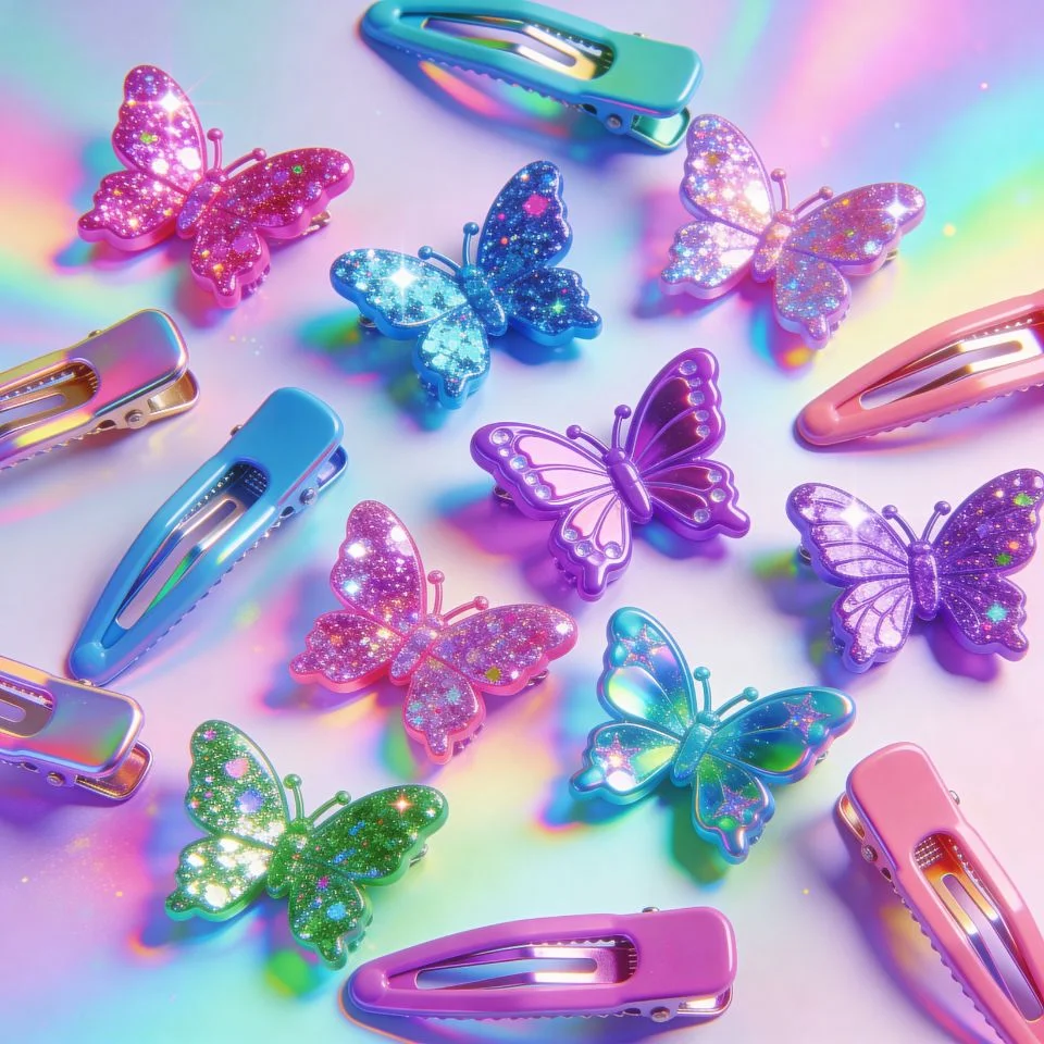 coquette-pfp-y2k-butterfly-clips-retro-2000s-nostalgic Y2K butterfly clip coquette pfp with retro 2000s aesthetic and nostalgic vibes for trendy Discord profile picture