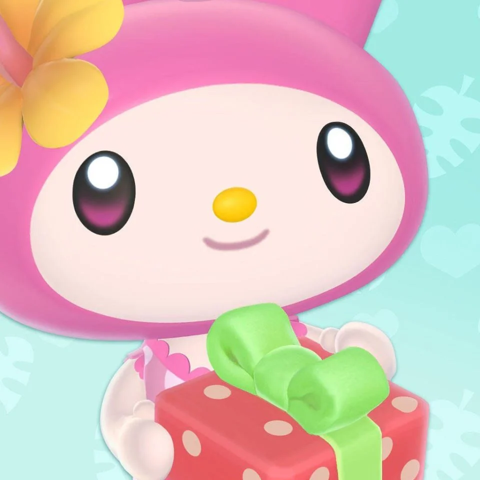 My melody Discord gaming pfp from Hello Kitty Island Adventure Sanrio with bold clean design perfect for gaming profile avatars