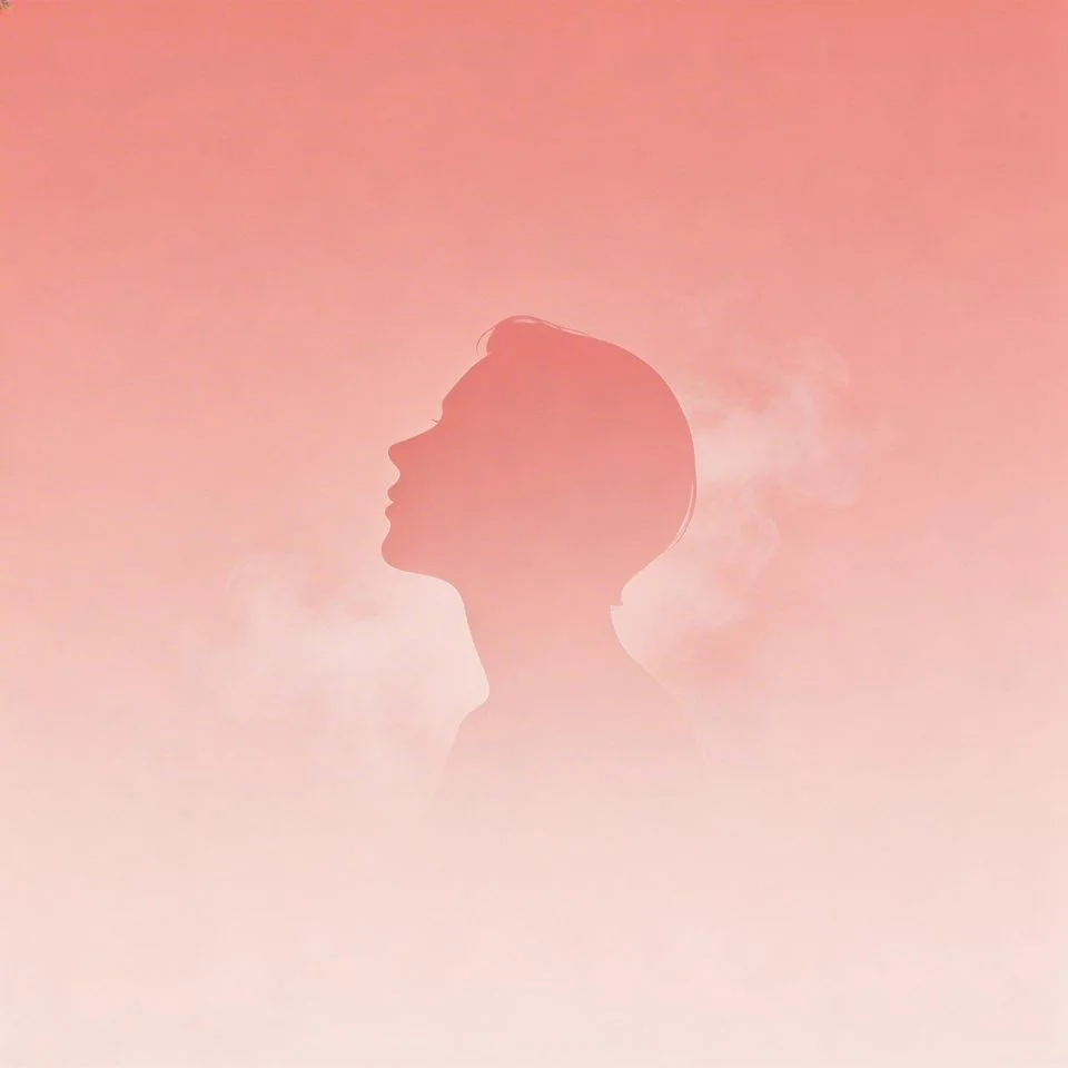 Aesthetic pink pfp with dreamy soft gradient and minimal composition for Instagram and Pinterest profile avatar