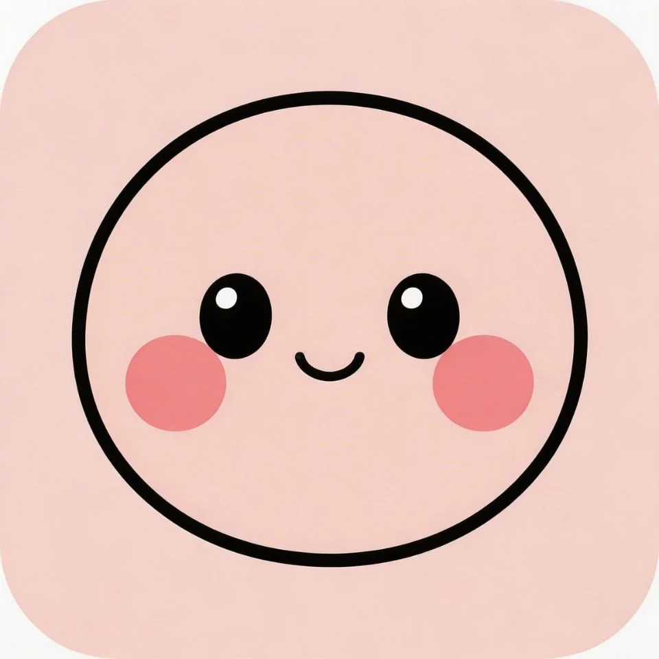 Kawaii pink Discord server pfp with cute pink mascot character and community icon design for Discord server avatar