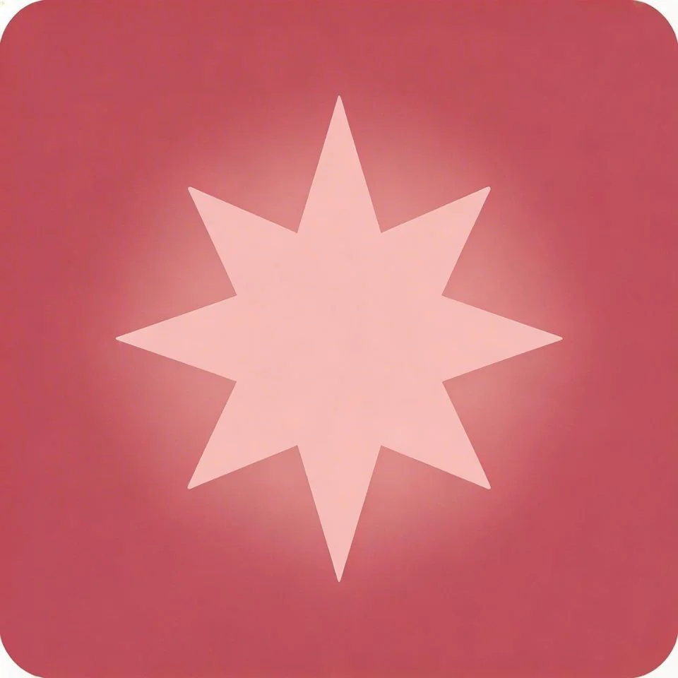 Aesthetic pink Discord server pfp with bold star design and soft pink tones for cute community Discord server icon