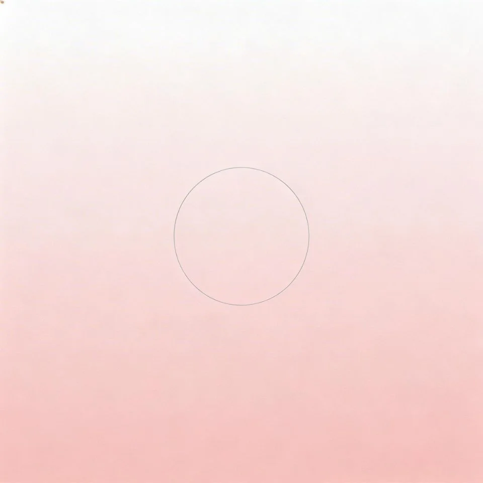 Light pink pfp with minimalist clean soft gradient and simple composition for elegant Instagram and Discord profile picture