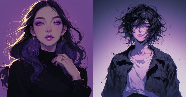 Purple PFP: Cute, Dark & Aesthetic Avatars