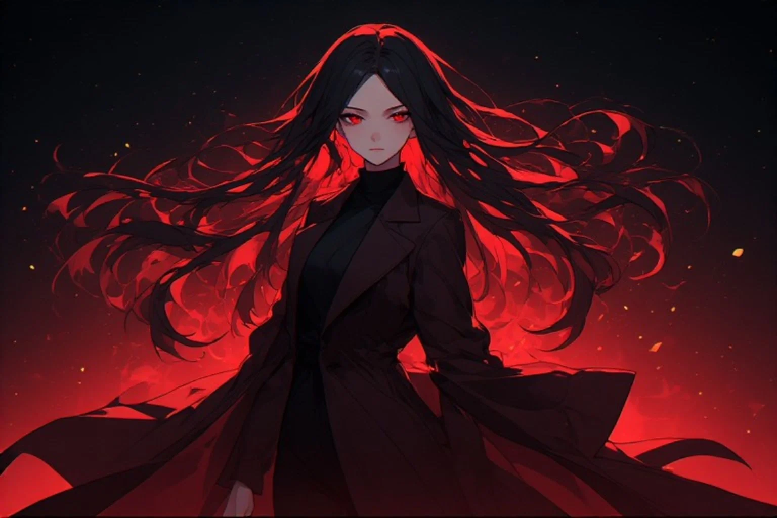 Red pfp background with abstract smoke gradient and cinematic depth perfect for minimalist profile pictures