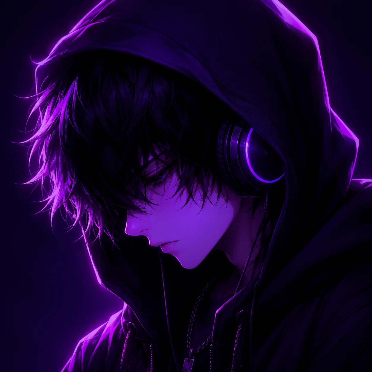 emo-anime-pfp-hoodie-headphones-neon-purple-glow-illustrated emo-anime-pfp-hoodie-headphones-neon-purple-glow-illustrated