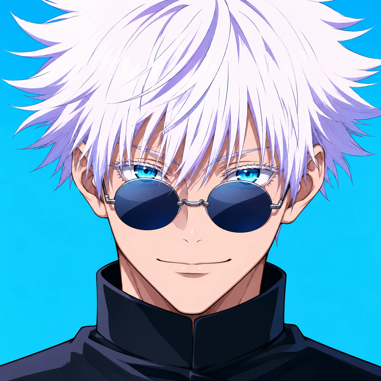 Gojo PFP icon with clean avatar crop and simple bright background