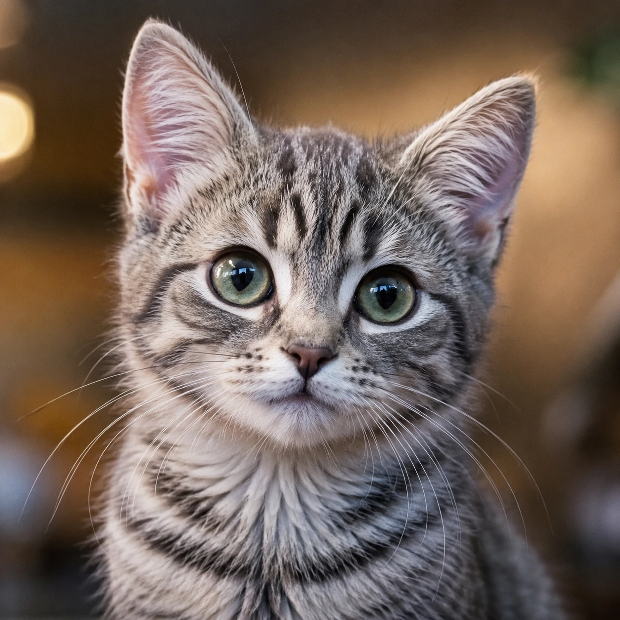 HD cat PFP in 4K sharpness with detailed whiskers, crisp fur texture and clean edges